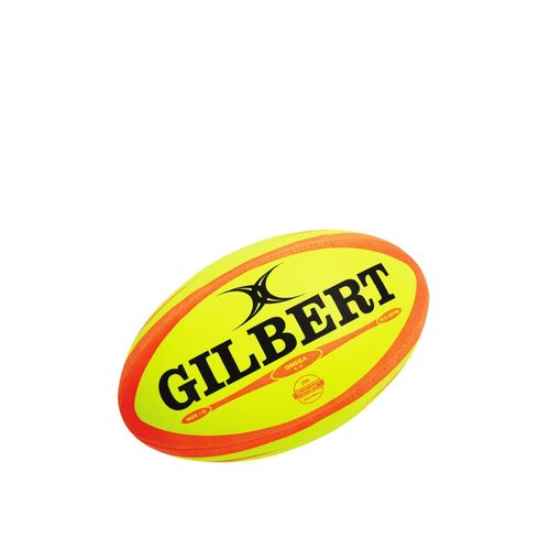 Pelota Gilbert Rugby N5 Match Omega Amarillo/Naranja
