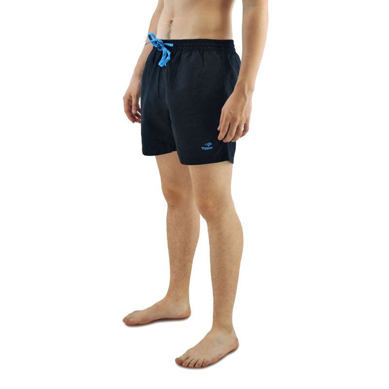 Shorts De Bano Topper Short De Bano Topper Hombre Slim Negro FerreiraSport