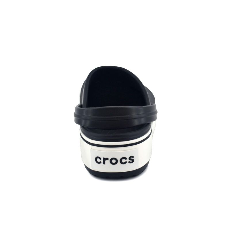 Sandalia-Croc-Mujer-Crocband-Platform-Negro-Blanco-Atras