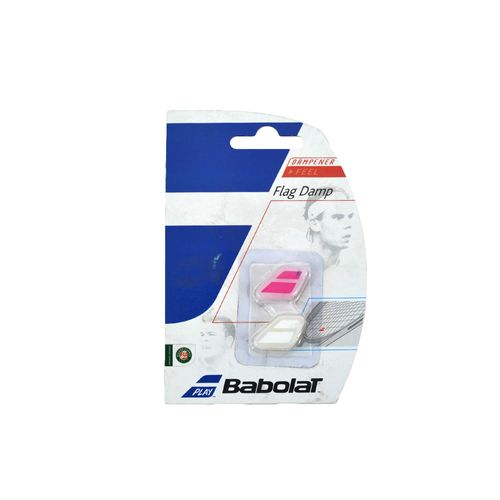 Antivibrador Babolat Unisex Flag Damp X2 Tenis Fucsia/Blanco
