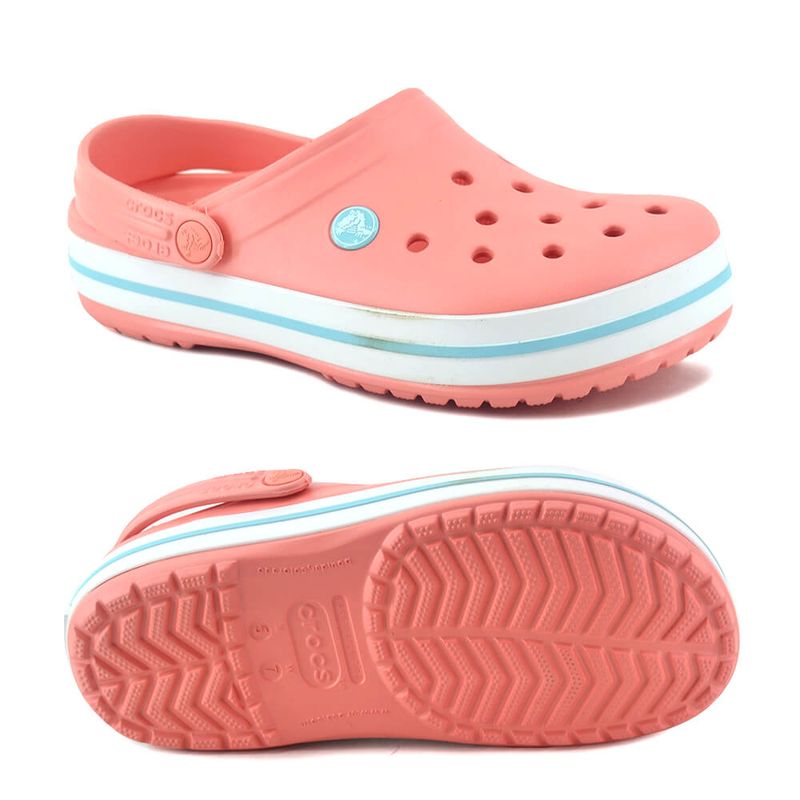 Sandalias Crocs | Sandalia Crocs Mujer Crocband Melon/Ice - Septimo Store