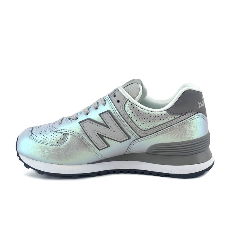 Zapatillas New Balance | New Balance Mujer Wl574Ksc Plateado -