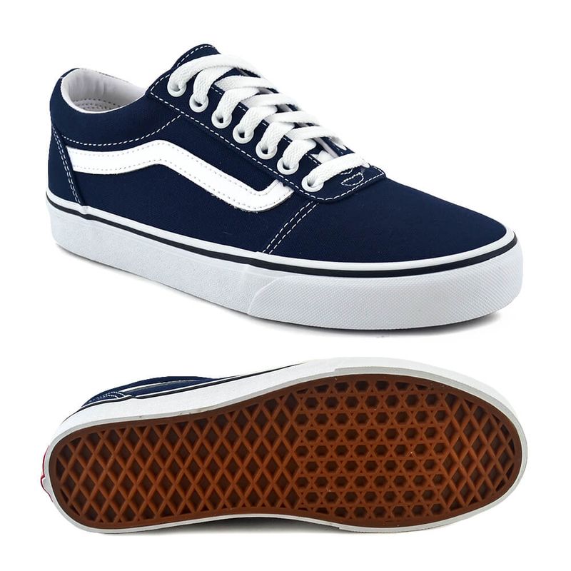 Zapatillas Vans Zapatilla Vans Hombre Ward Azul Blanco