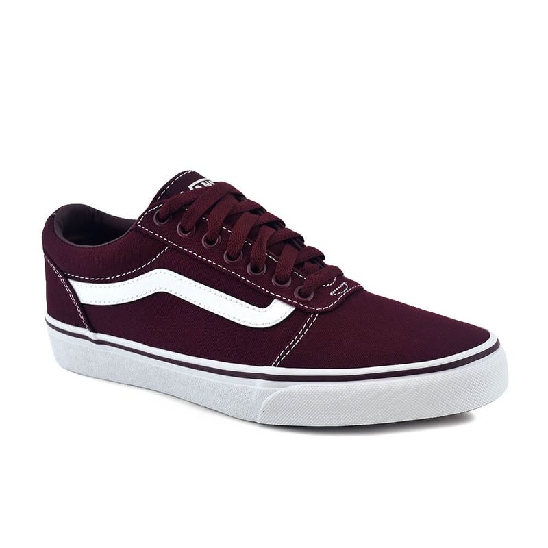 Zapatillas vans outlet burdeo hombre