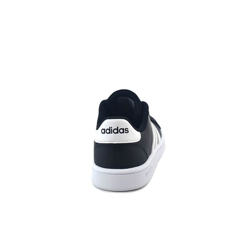 zapatilla-adidas-ni-o-grand-court-negro-balnco-ad-ef0102-Atras