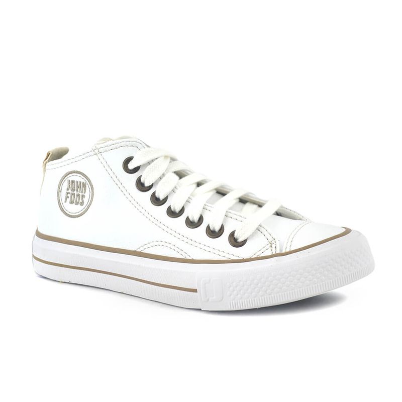 Zapatillas John Foos | Zapatilla John Foos Unisex Flashback Blanco - Septimo Store