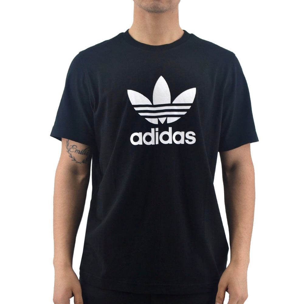 Remeras | Adidas Trefoil Negro Septimo Store
