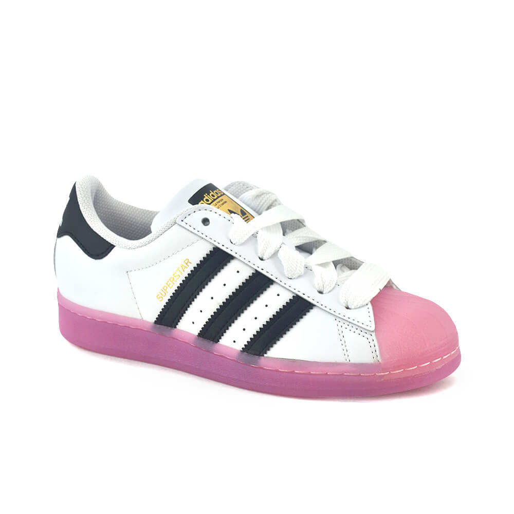 Contribuir Abuso campeón Zapatillas Adidas | Zapatilla Adidas Mujer Superstar Blanco/Rosa/Negro -  Septimo Store