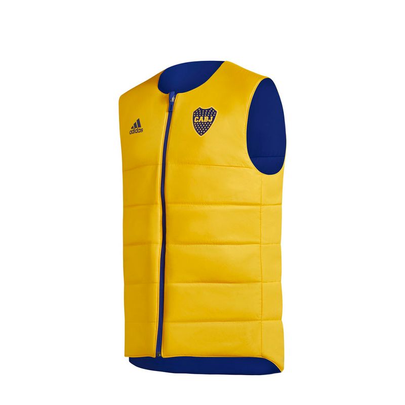 Cuña Resplandor orquesta Chalecos Adidas | Chaleco Adidas Hombre Boca Juniors Pad Vest Azul/Amarillo  - FerreiraSport