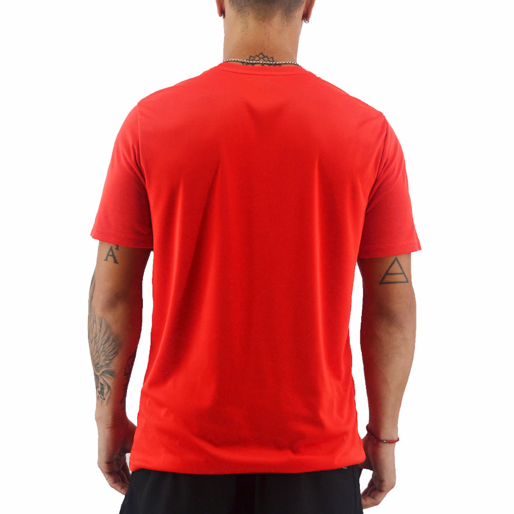 Remeras Ultra Remera Ultra Hombre Training M/C Dry Fit Rojo