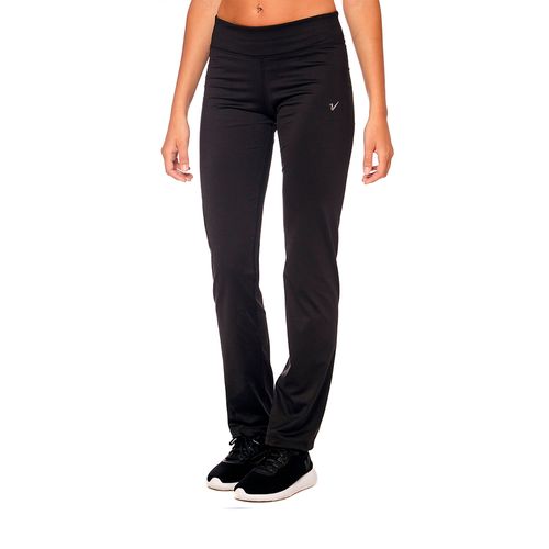 Pantalon Vandalia Mujer Recto Térmico Negro