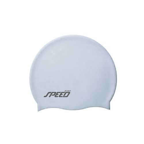 Gorra Speed Unisex Natación Silicona Gris