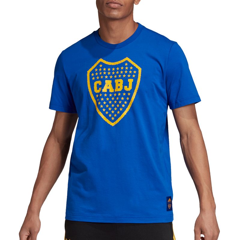 Remeras Adidas Remera Adidas Hombre Futbol Estampada Boca