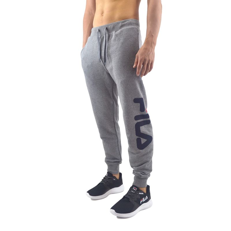 Pantalones Fila Pantalon Fila Hombre DNA Gris Melange Septimo