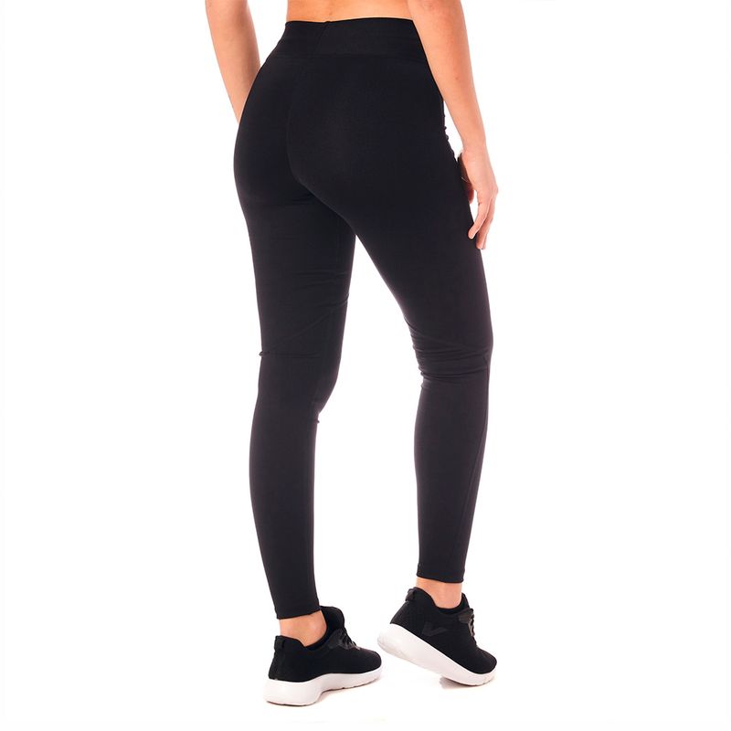 Calza deportiva mujer eugenia negro frente – QueenFit