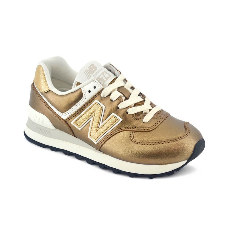 Zapatillas New Balance  Zapatilla New Balance Mujer 574 Negro/Blanco -  FerreiraSport