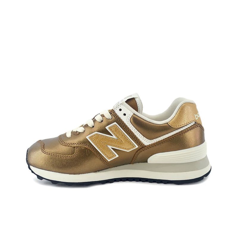 New balance 574 mujer negras y doradas sale