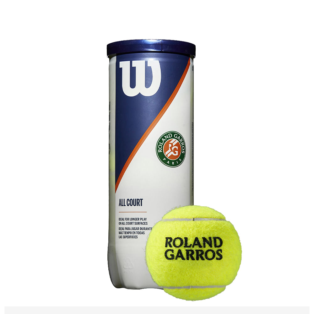 Pelotas Wilson Tubo Pelotas Wilson Tenis Roland Garros All Court