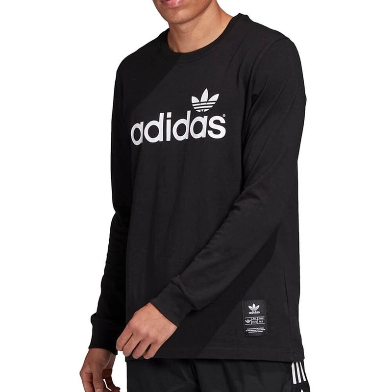 Remeras Adidas | Remera Adidas Hombre Manga Larga Trifoilio History 72 Septimo