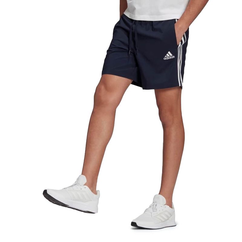 Chaqueta cortina el primero Shorts Adidas | Short Adidas Hombre Essentials Chelsea 3 Tiras Aeroready -  FerreiraSport