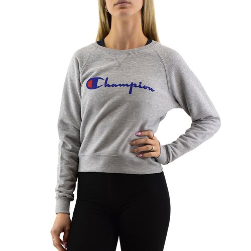 Champion sweater outlet grau blanco