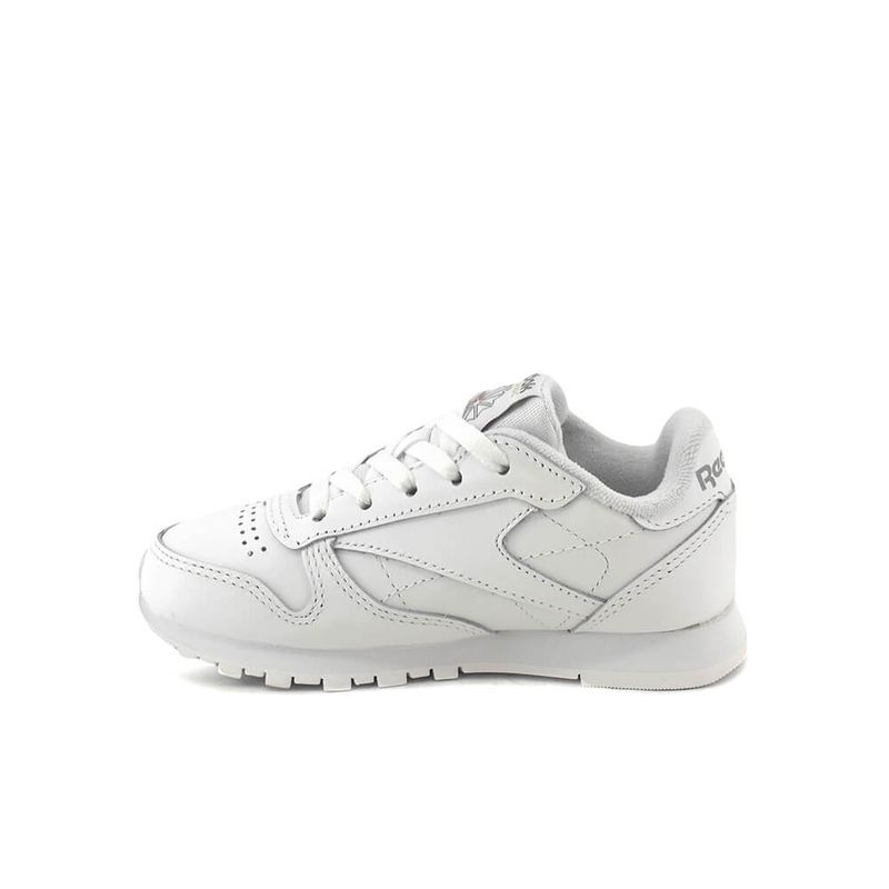 Zapatillas reebok classic leather sp j blanco de niño.