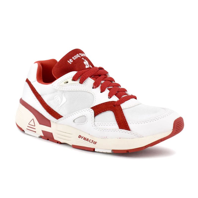 Le coq sportif 2025 zapatillas blancas y rojas