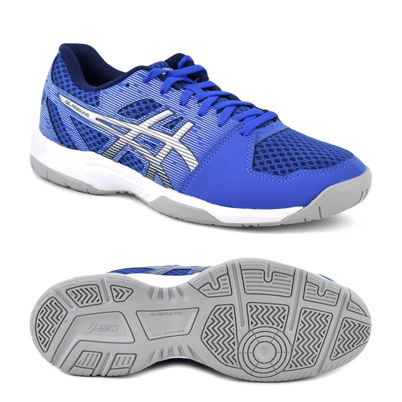 Zapatillas Asics Mujer Gel-Rebound Azules Tenis - Sportotal