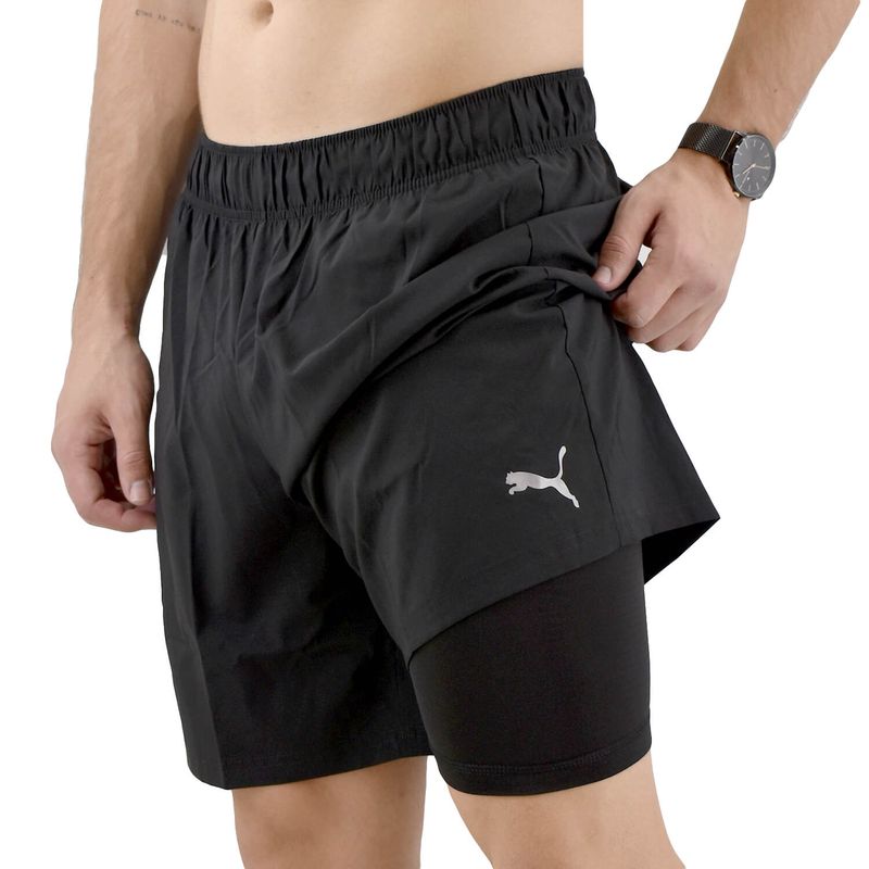 Fashion shorts 2 en 1 hombre