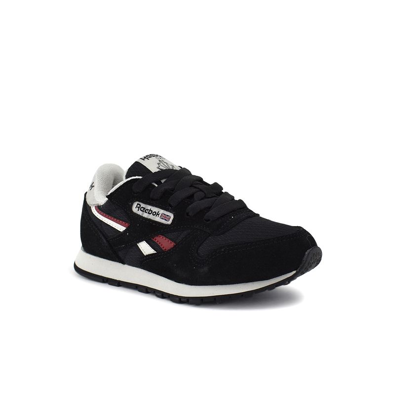 reebok classic suede black and white