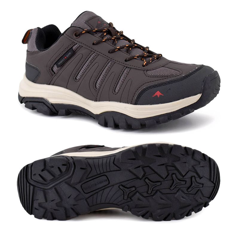 Zapatillas Trekking Montagne City Stride Mujer Negra