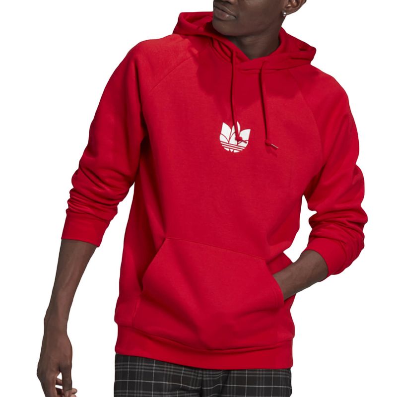 Buzo adidas original store rojo hombre