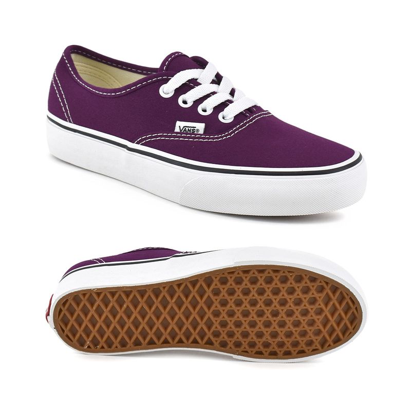 Zapato vans que 2025 cambia de color morado