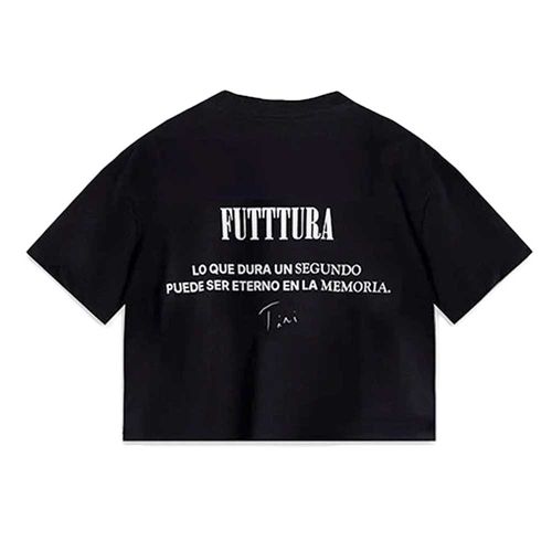 Remera  Crop Under Armour Oversized Tini Futttura