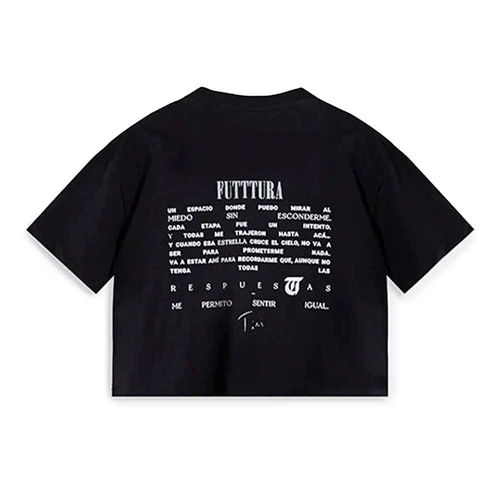 Remera  Crop Under Armour Oversized Tini Futttura