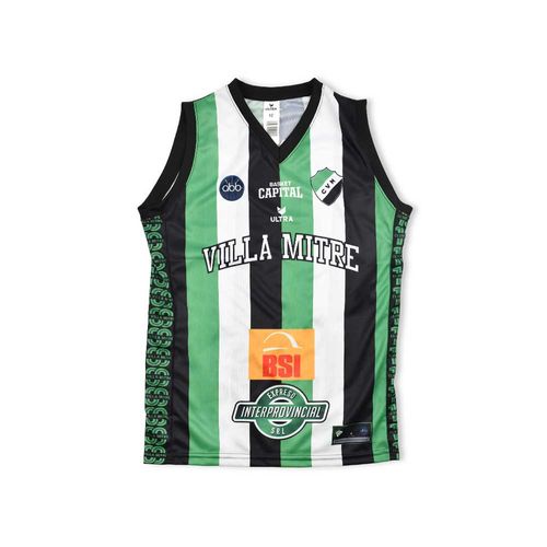 Camiseta Basquet Ultra Villa Mitre Oficial Niño