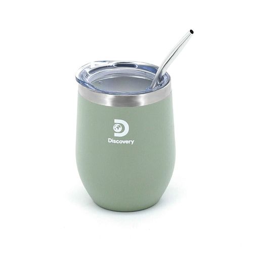 Mate Discovery con Tapa + Bombilla 350ml