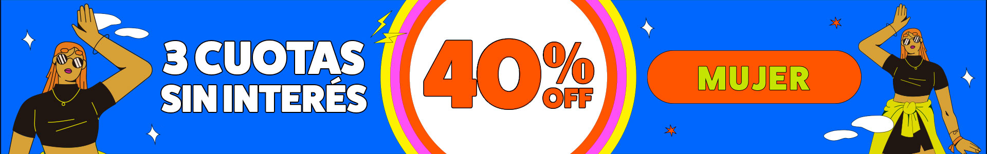 ¡Hasta 40% + 3 cuotas sin interés en calzado, indumentaria y accesorios para mujer! Apurate y aprovechá Hot Sale en Ferreira Sport